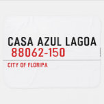 CASA AZUL LAGOA   Baby Blanket