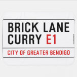Brick Lane Curry  Baby Blanket