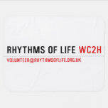 Rhythms of Life  Baby Blanket
