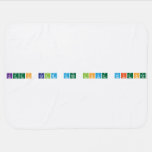 Keep calm and love science  Baby Blanket