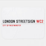 london streetsign  Baby Blanket