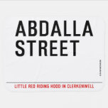 Abdalla  street   Baby Blanket