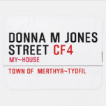 Donna M Jones STREET  Baby Blanket