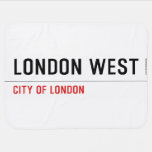 LONDON WEST   Baby Blanket