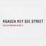 Kgauza Key Gee Street  Baby Blanket