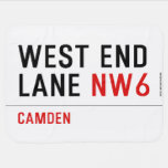 West End  Lane  Baby Blanket