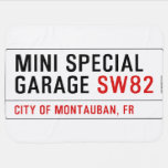 MINI SPECIAL GARAGE  Baby Blanket