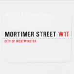 Mortimer Street  Baby Blanket