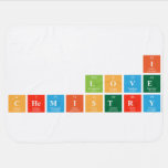I
 love
 chemistry  Baby Blanket