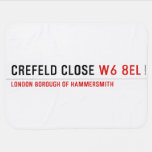 Crefeld Close  Baby Blanket