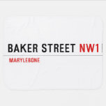 Baker Street  Baby Blanket