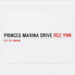 PRINCES MARINA DRIVE  Baby Blanket