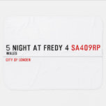 5 night at fredy 4  Baby Blanket