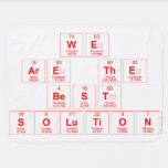 we 
 are the
 best 
 solution  Baby Blanket