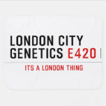 LONDON CITY  GENETICS  Baby Blanket