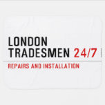 London Tradesmen  Baby Blanket