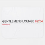 Gentlemens Lounge  Baby Blanket