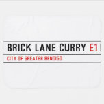 Brick Lane Curry  Baby Blanket