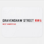 Gravenshaw Street  Baby Blanket