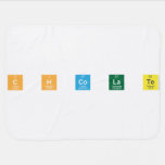 C H Co La Te  Baby Blanket