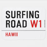 Surfing Road  Baby Blanket