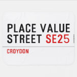 Place value Street  Baby Blanket