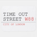 Time out Street  Baby Blanket