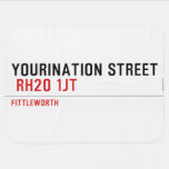 YOURINATION STREET    Baby Blanket