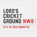 LORD'S CRICKET GROUND  Baby Blanket
