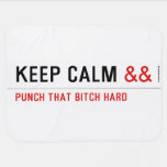 Keep calm  Baby Blanket