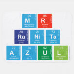 Mr
 RANITA 
 Azul  Baby Blanket