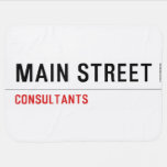 MAIN STREET  Baby Blanket