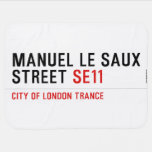 Manuel le Saux Street  Baby Blanket