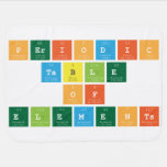periodic 
 table 
 of 
 elements  Baby Blanket