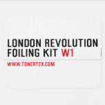 London revolution foiling Kit  Baby Blanket