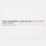 the hammer and sickle  Baby Blanket