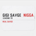 GiGi savge   Baby Blanket