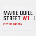 Marie Odile  Street  Baby Blanket