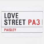 LOVE Street  Baby Blanket