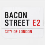 Bacon Street  Baby Blanket