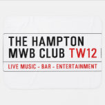 the Hampton  MWB Club  Baby Blanket