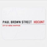 paul brown street   Baby Blanket