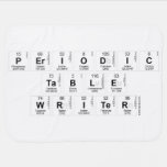 Periodic
 Table
 Writer  Baby Blanket