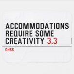 Accommodations require some creativity  Baby Blanket