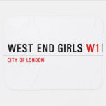WEST END GIRLS  Baby Blanket