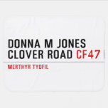 Donna M Jones Clover Road  Baby Blanket