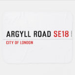 Argyll Road  Baby Blanket