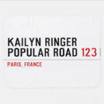 Kailyn ringer Popular road  Baby Blanket