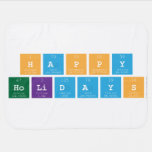 Happy 
 Holidays   Baby Blanket