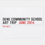 Dene community school art trip   Baby Blanket